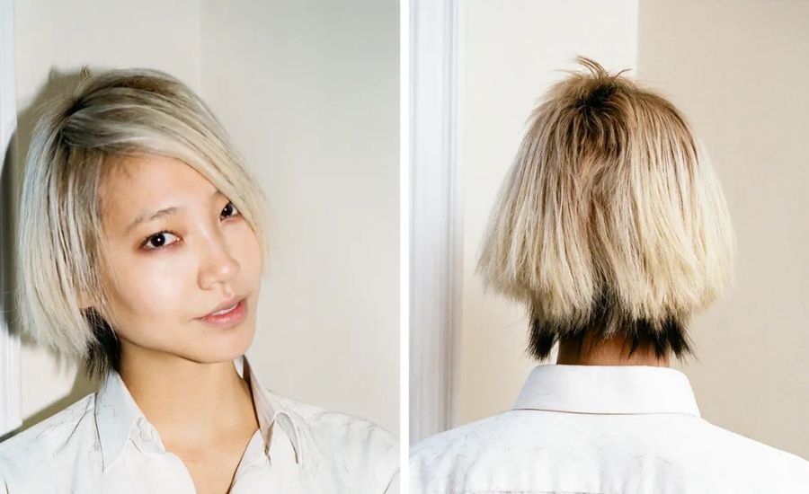 Wispy Curtain Bangs: Soo Joo Park